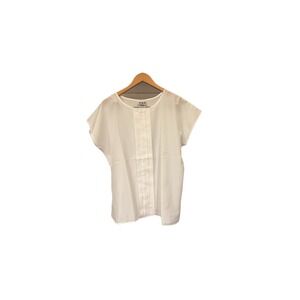 NWT Vtg Womens Orare white  Short Sleeve‎ Blouse Size Large Made USA Tag 16